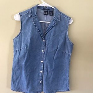 Gap chambray blouse